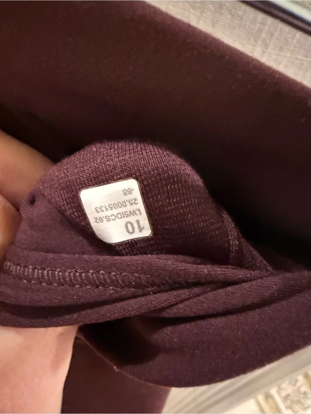 lululemon Burgundy Align Leggings sz 10
